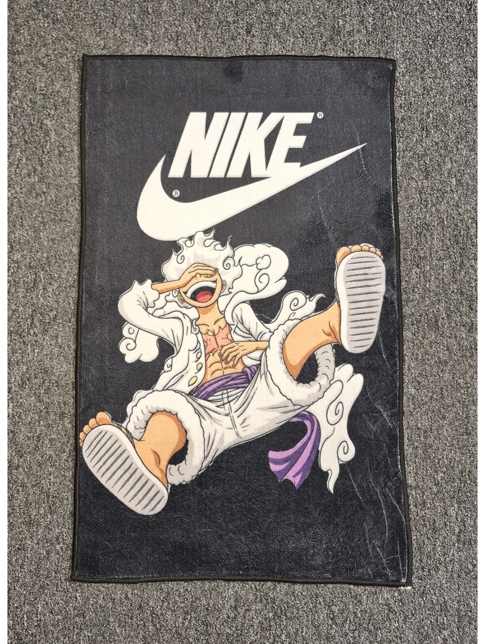 NIKE CUSTOM DESIGN FLUFFY ONE PIECE RUG/WALL DECOR NIKE 31X22 ANTI SLIP